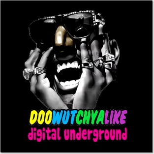 Digital Underground Doowutchyalike Hip Hop Classic Posters and Art